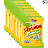STARBURST Gummies Sours, Gummy Candy, 5 oz. Bag, Bulk Candy Pack of 12