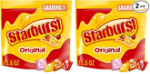 STARBURST Chewy Candy, Sharing Size, Individually Wrapped Fruit Chews Candy, 15.6 oz Resealable Bag (Pack of 2)