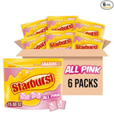STARBURST All Pink Fruit Chews Chewy Easter Candy, Sharing Size, 15.6 oz Bag