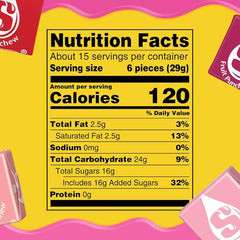 STARBURST FaveReds Fruit Chews Summer Candy, Sharing Size, 15.6 oz Resealable Bag (Pack of 2)