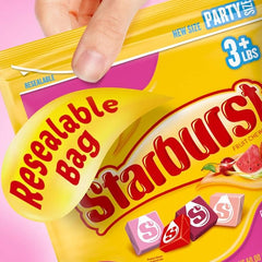 STARBURST Fruit Chews Candy - FaveREDS STARBURST Candy Bulk Individually Wrapped, Party Size Bag, 50 oz, Pack of 1